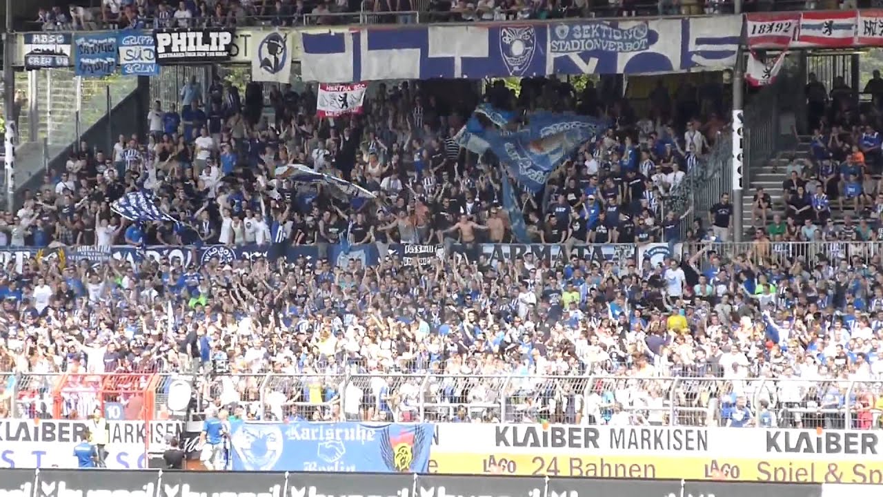 KSC-Hertha: Stimmung beim einzig wahren Freundschaftsspiel
