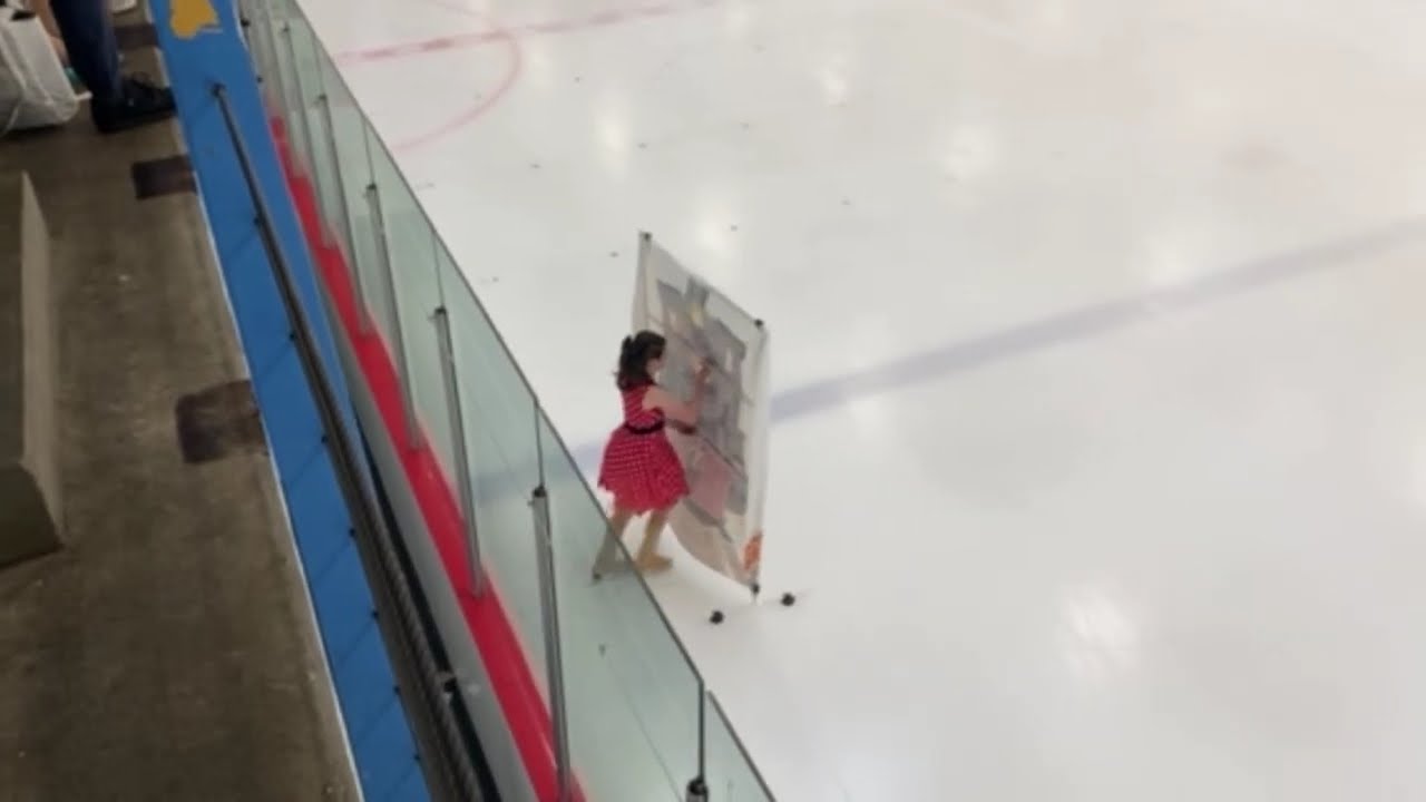 Violet skating to Sheena Eastons Morning Train (song removed due to copyright issues) 02/14/2026 