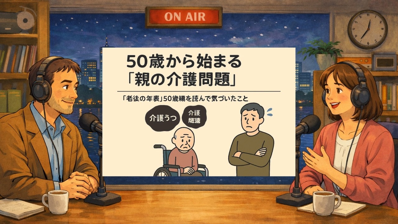 【音声解説】#020 50歳から始まる「親の介護問題」──『老後の年表』で備える第一歩