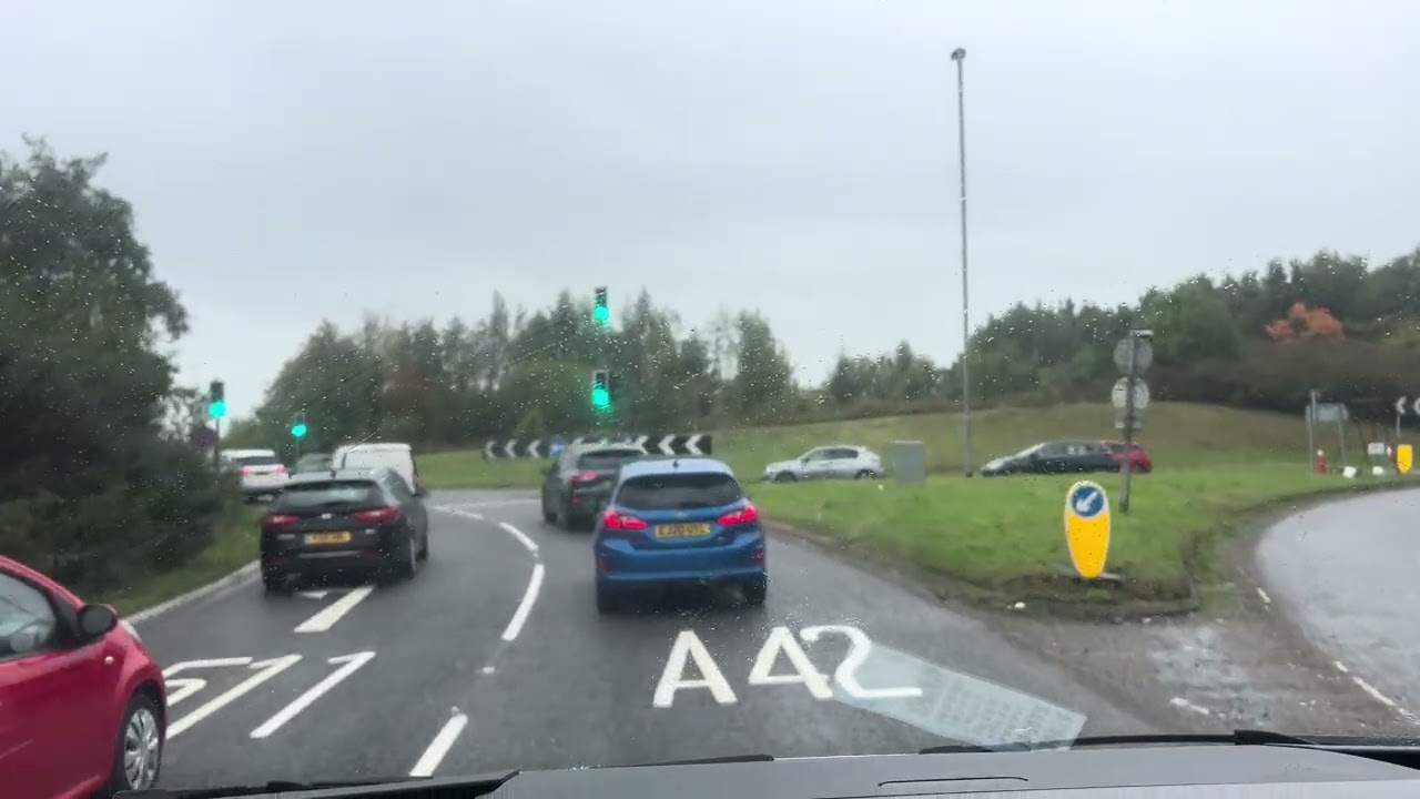 Out Side The London Travelling To Stansted Airport @YouTube @YouTube