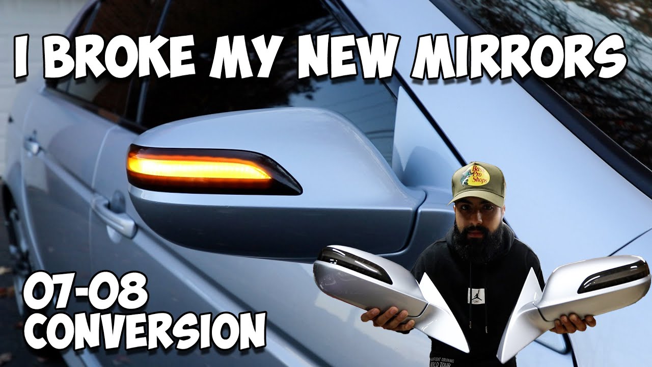 ACURA TL GETS NEW MIRRORS, 07-08 Conversion