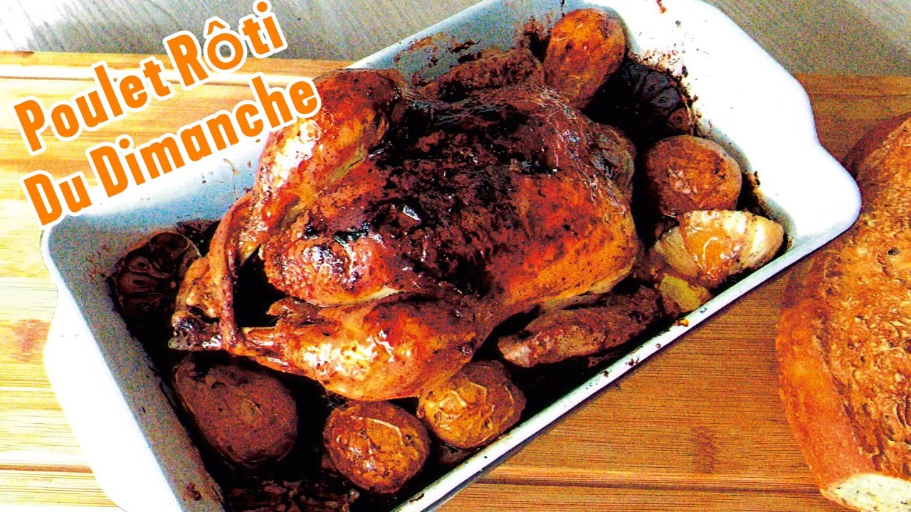 Recette Poulet Rôti | Beurre sous la Peau et Herbes | Poulet Rôti Du Dimanche