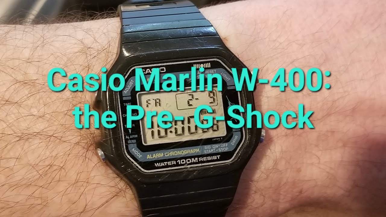 Casio Marlin W-400: The pre-G-Shock