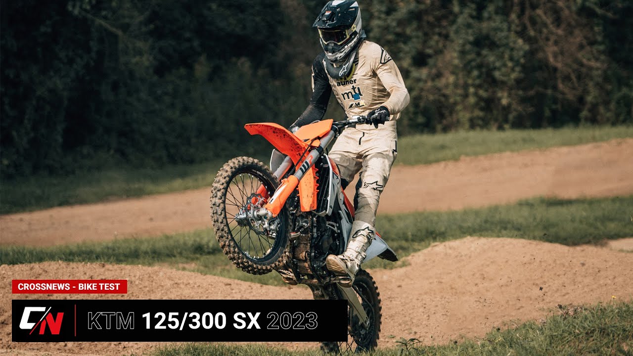 Модели KTM 125 SX и 300 SX 2023 года в тесте CrossNews