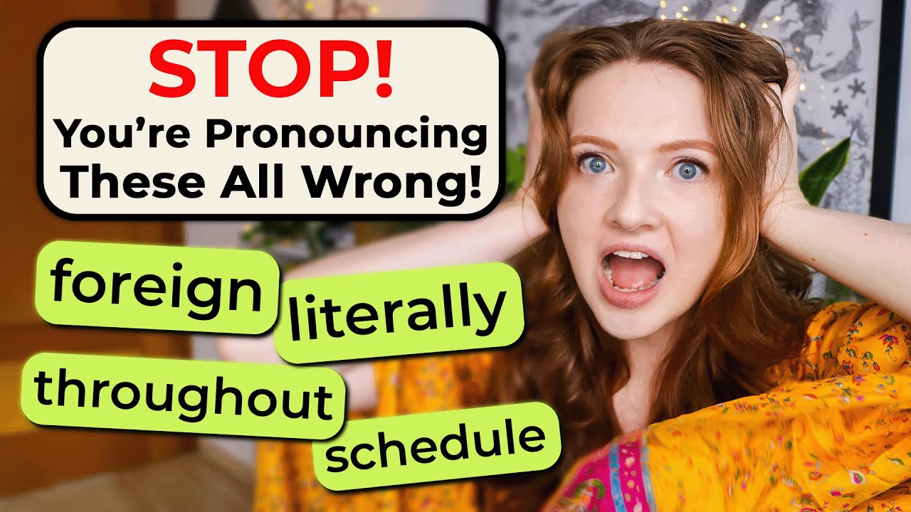 Most Common Pronunciation Mistakes in English ❌
