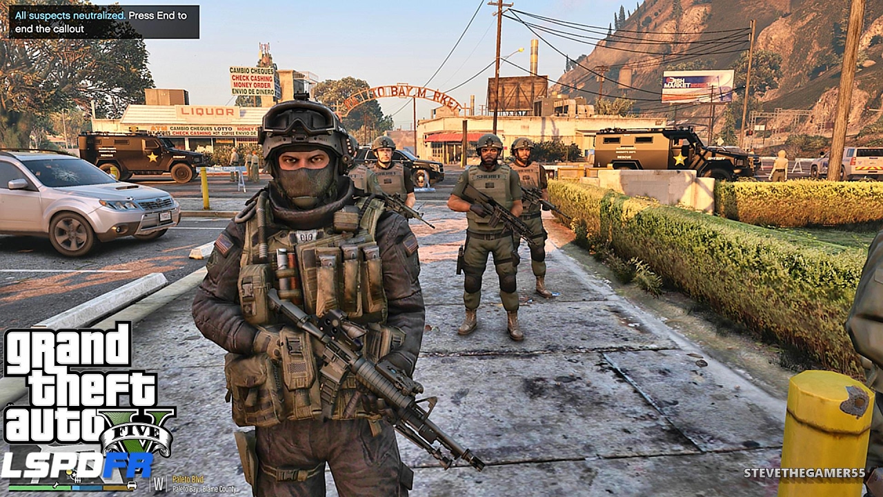 GTA 5 LSPDFR 0.3.1 - ЭПИЗОД 355 - ДАВАЙТЕ БУДЕМ КОПАМИ - ШЕРИФ SWAT PATROL (GTA 5 РЕАЛЬНАЯ ЖИЗНЬ ...