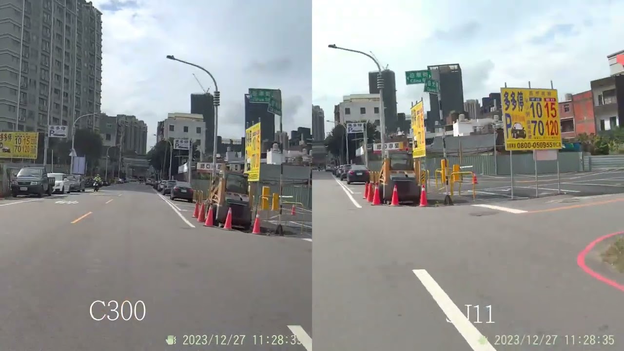 SJCAM C300 VS SJ11 active(2k30)