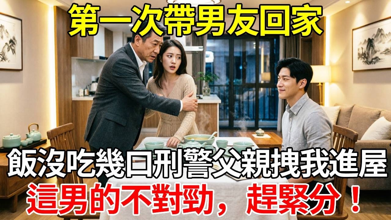 第一次帶男友回家，飯沒吃幾口刑警父親拽我進屋：這男的不對勁，趕緊分！背後真相揭開我傻眼了！#生活經驗 #故事分享 #故事頻道 #情感故事 #正能量 #為人處世 #原创 #原创动画