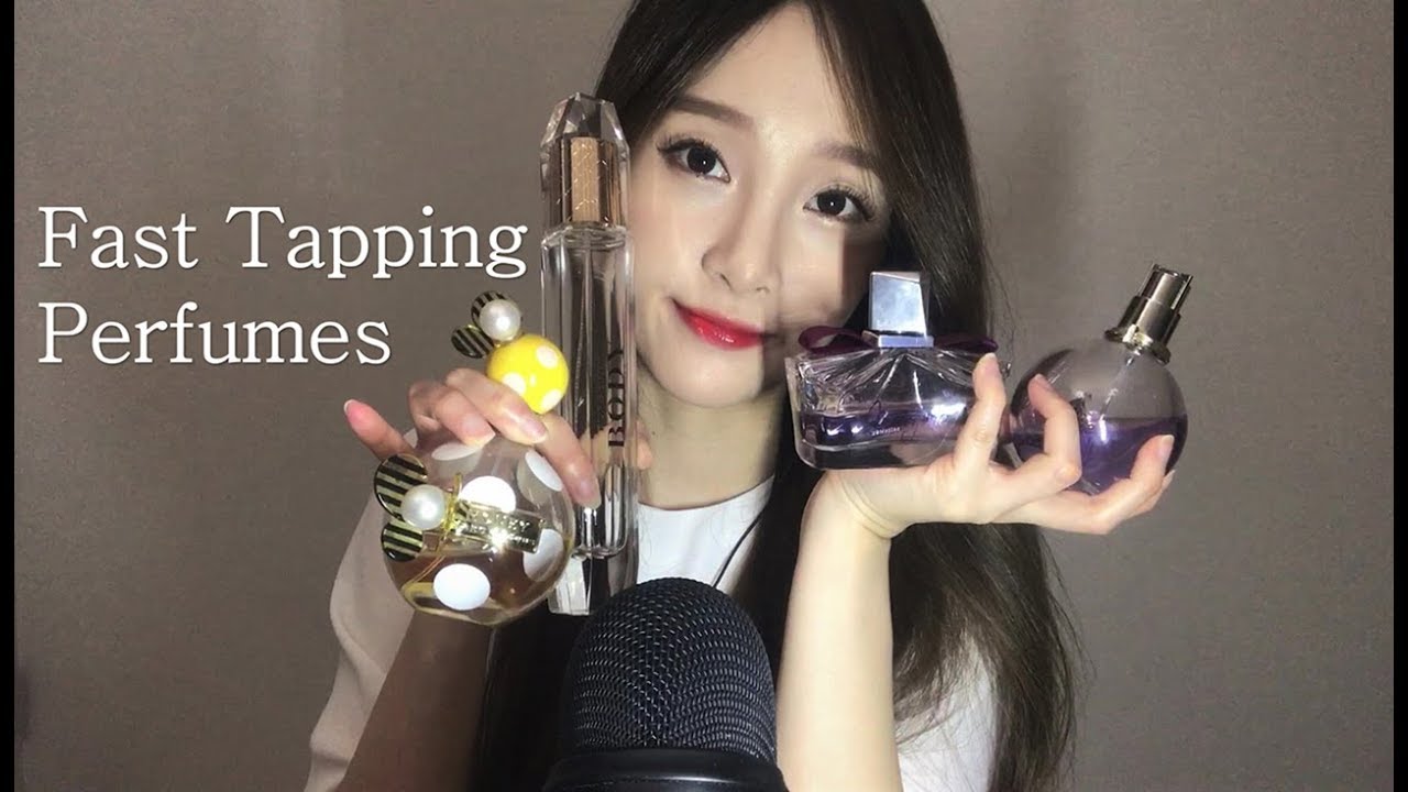 [No Talking ASMR]ㅣ향수병 빠른 탭핑 Fast Tapping Glass Perfumes