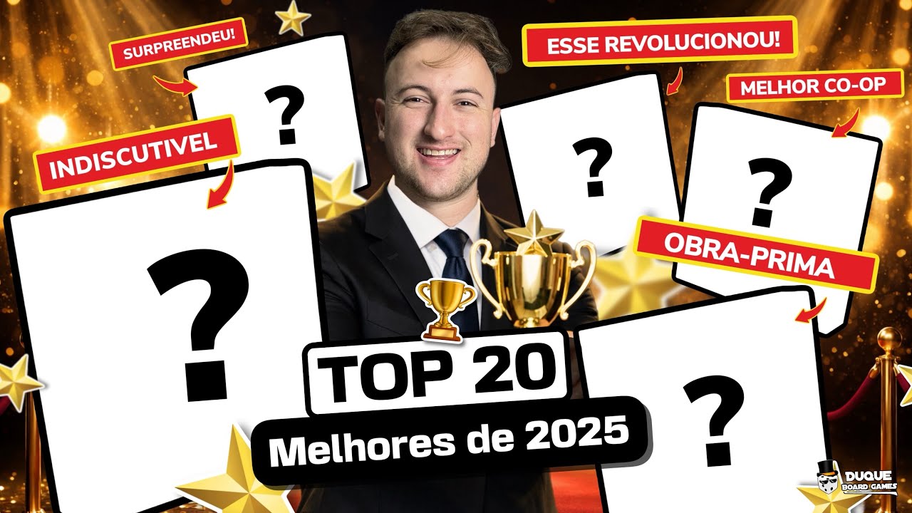 TOP 20 - Melhores jogos de tabuleiro de 2025 (Dalton)