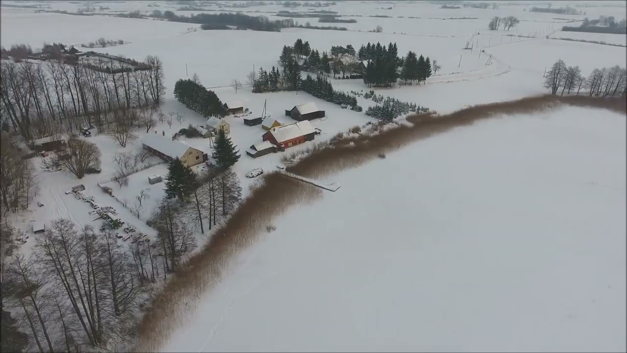 Daina,,Atėjo vasaris,, Video Podvarko ežeras Vilkaviškio rajonas  2026.02.11.