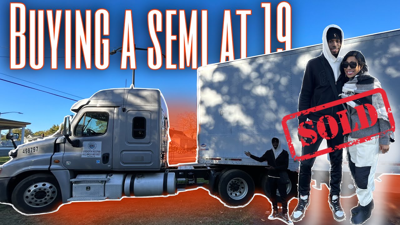 Shopping For My FIRST SEMI TRUCK At 18 Years Old!