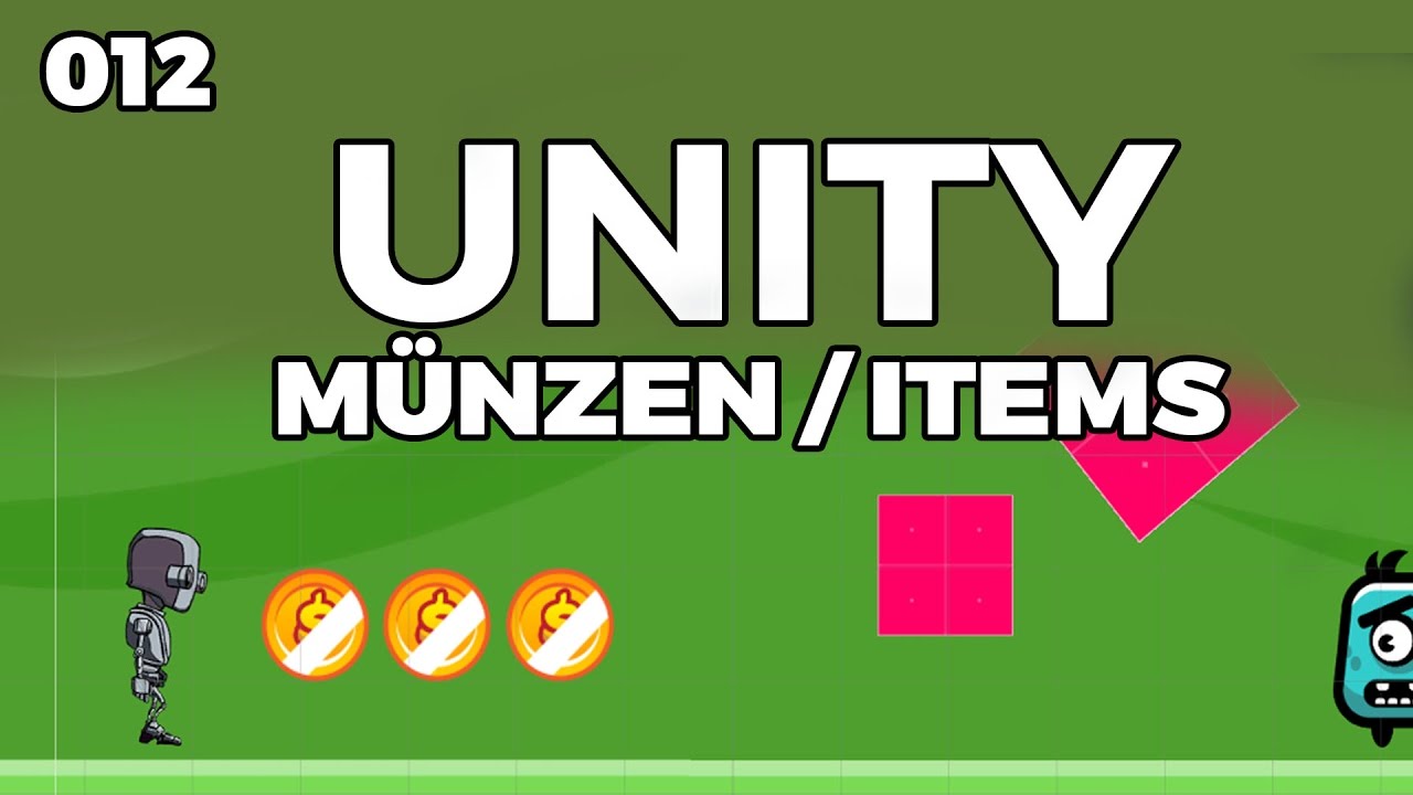 [012] Unity JUMP AND RUN - Münzen / Items erstellen