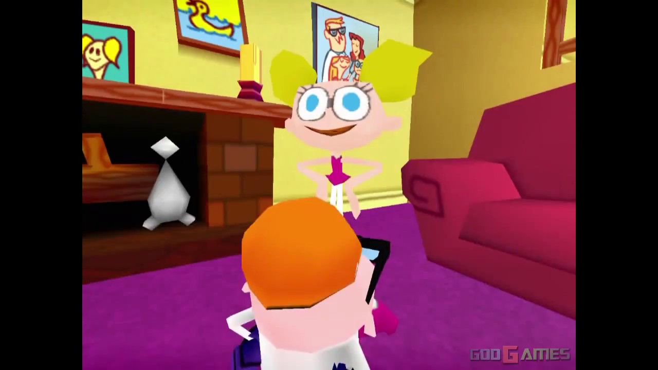 Dexter's Laboratory: Mandarks Lab - Gameplay PSX / PS1 / PS One / HD 720P (Epsxe)