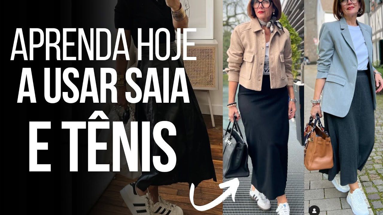 A FORMA CERTA DE USAR SAIA E TÊNIS | Juliana Christ