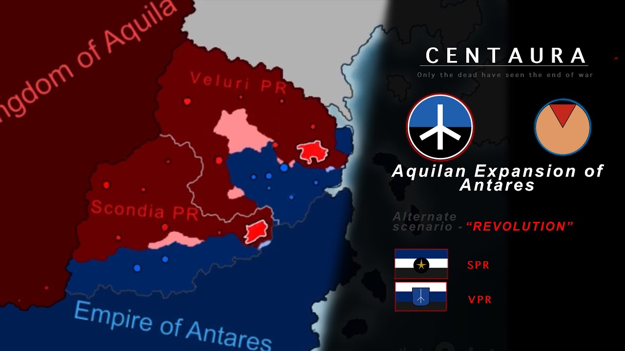 CENTAURA: Aquilan Expansion of Antares [Mapping] #history #ww1 #ww2