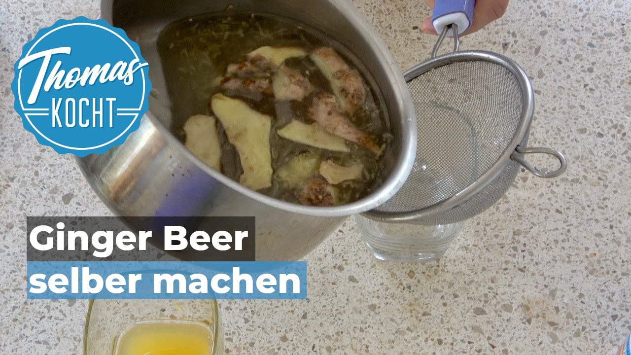 Ginger Beer selber machen / Fermentation mit Hefe / Thomas kocht
