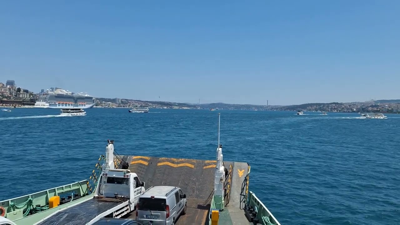 Arabalı Vapurdan İstanbul Boğaz Manzarası | Yasin TAŞ