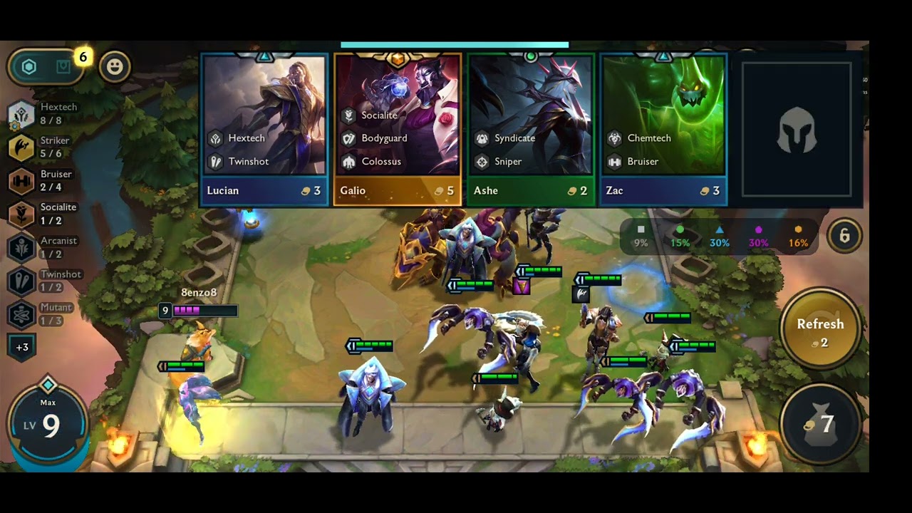 TFT (8 Hextech + 6 Striker )
