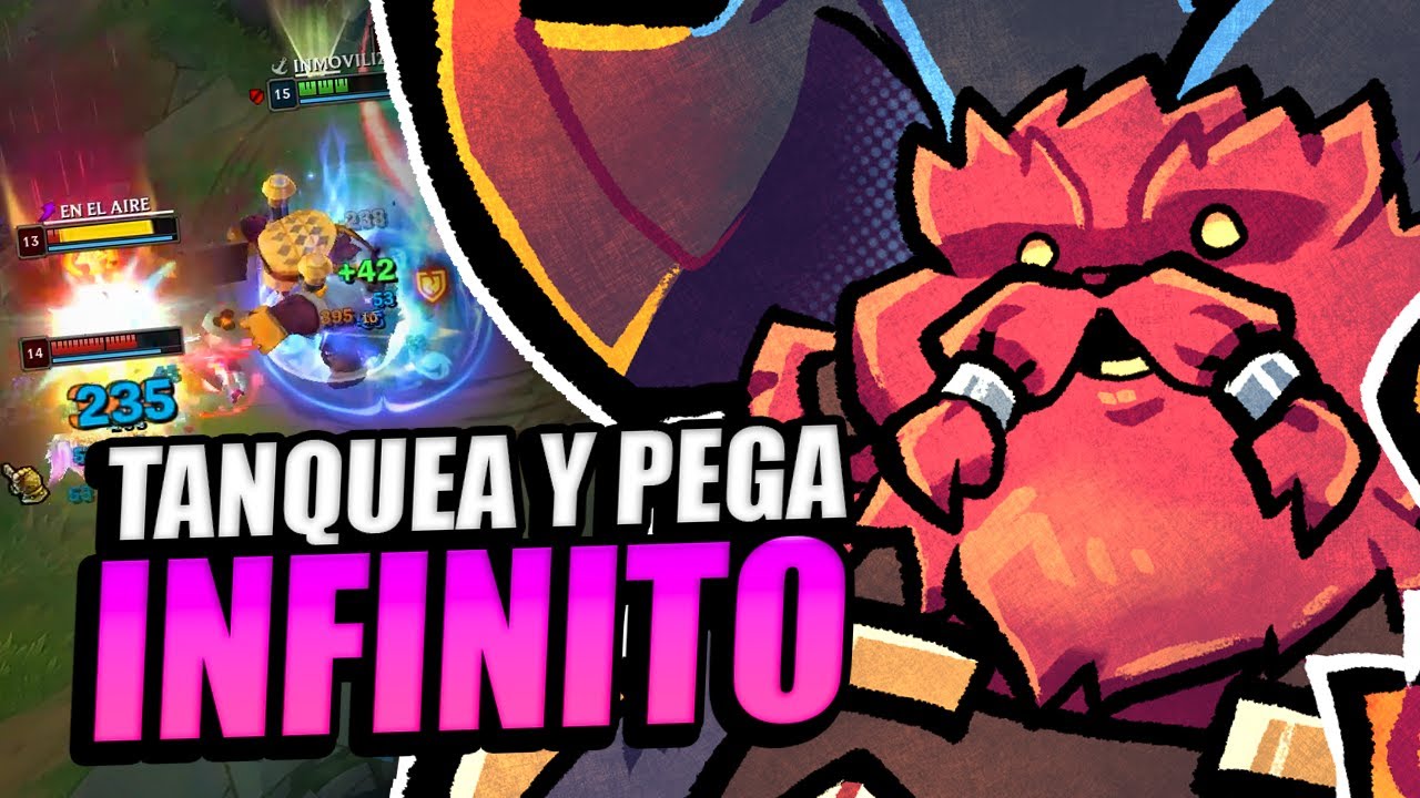 ORNN CON 8K DE VIDA PEGANDO COMO ASESINO | League of Legends