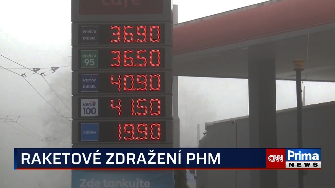 Šponování cen, nebo přirozená reakce? Ceny paliv v Česku vystřelily po útoku na Írán vzhůru