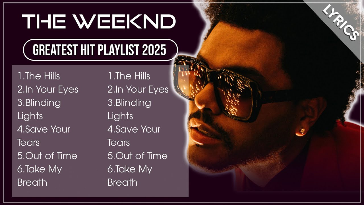 THE WEEKND Full Album 2025 (Lyrics) | Best Songs Collection 2025 | Greatest Hits Songs Playlist