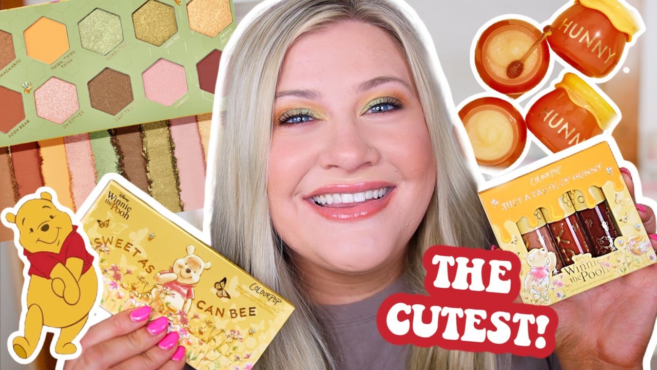 COLOURPOP X WINNIE THE POOH FULL COLLECTION REVIEW