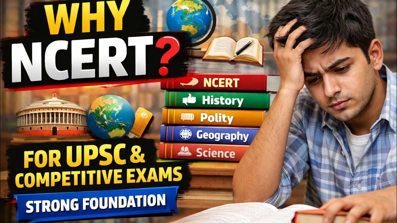 Why NCERT Books Matter for UPSC, SSC, NDA & Other Competitive Exams