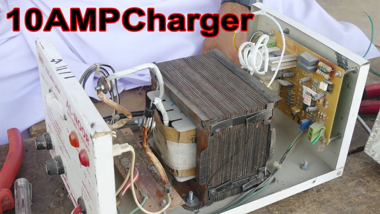 How to Rewind The Transformer of 10 AMP Battery Charger Part 1