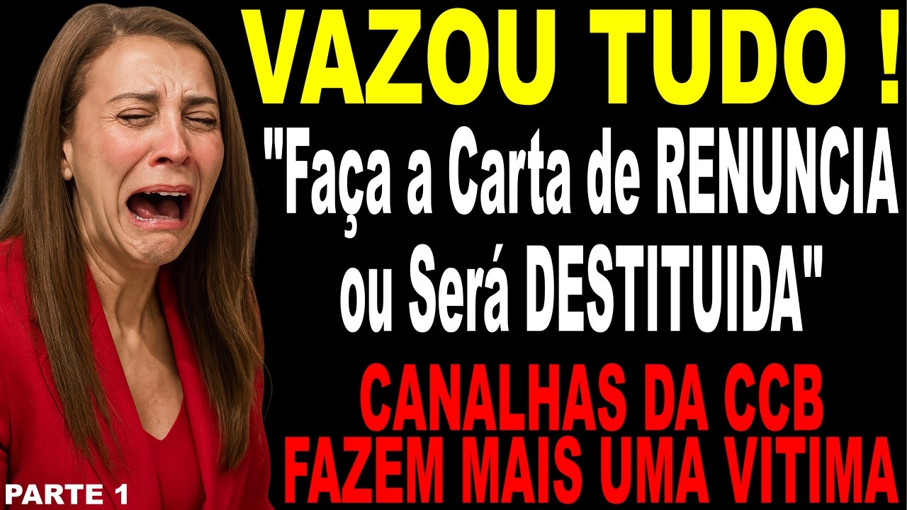 “Canalhas na Congregação? Denúncia Explosiva Cita Ministério Público”
