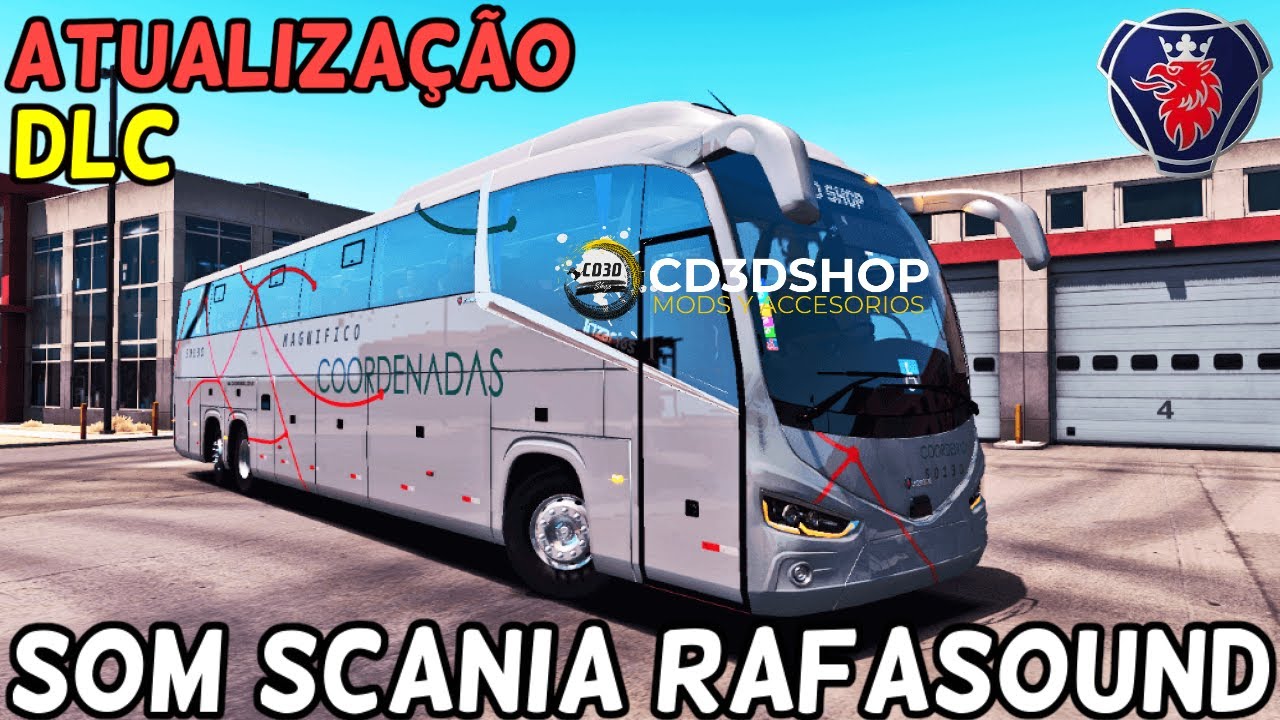SOM SCANIA K400 EURO 5 - DLC RAFASOUND | IRIZAR i6s | SCANIA | CD3D SHOP (Versión Brasil)