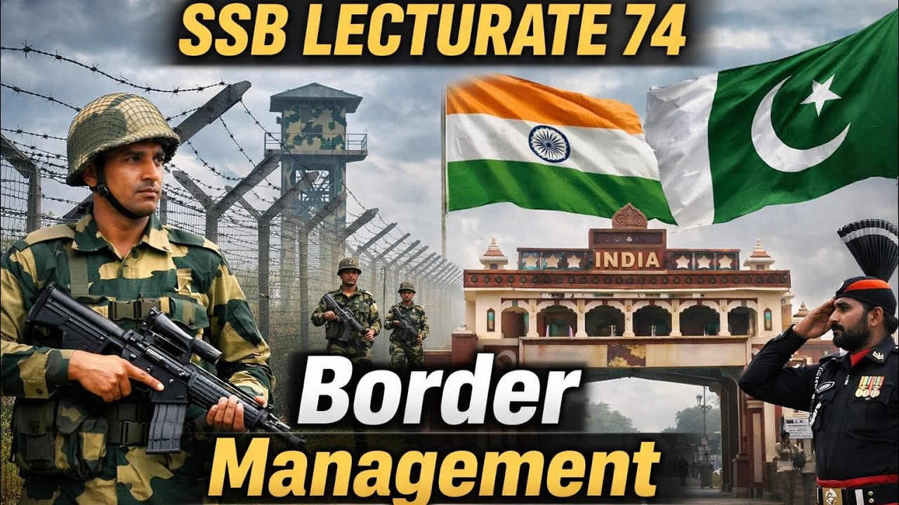 Lecturate 74 | Border Management in India: SSB Lecture on Security, Challenges & Solutions