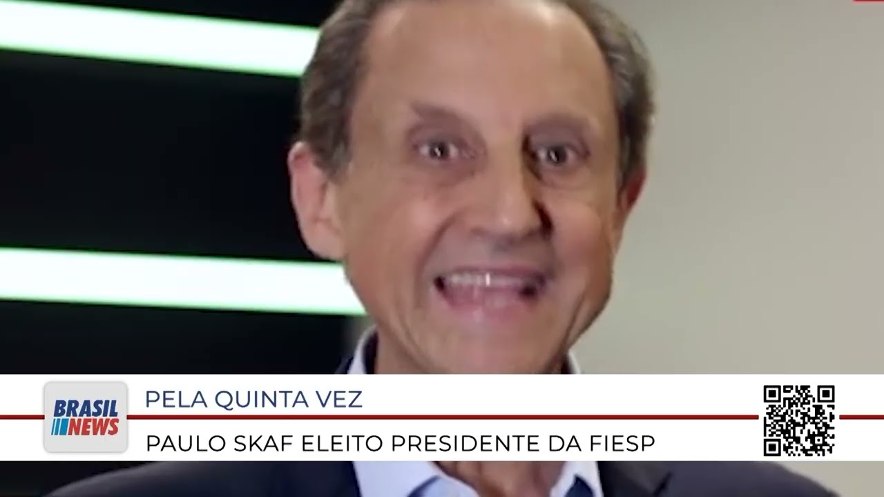 PELA QUINTA VEZ PAULO SKAF ELEITO PRESIDENTE DA FIESP