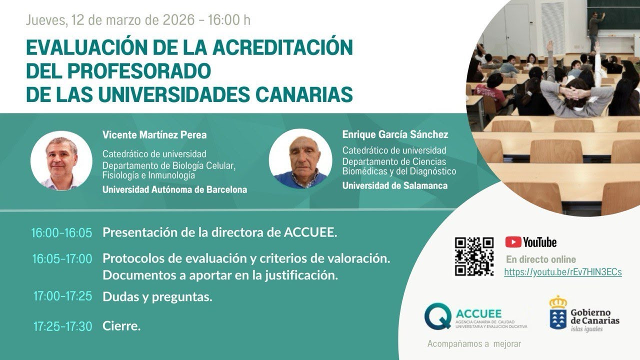 Evaluación de la acreditación del profesorado de las universidades canarias
