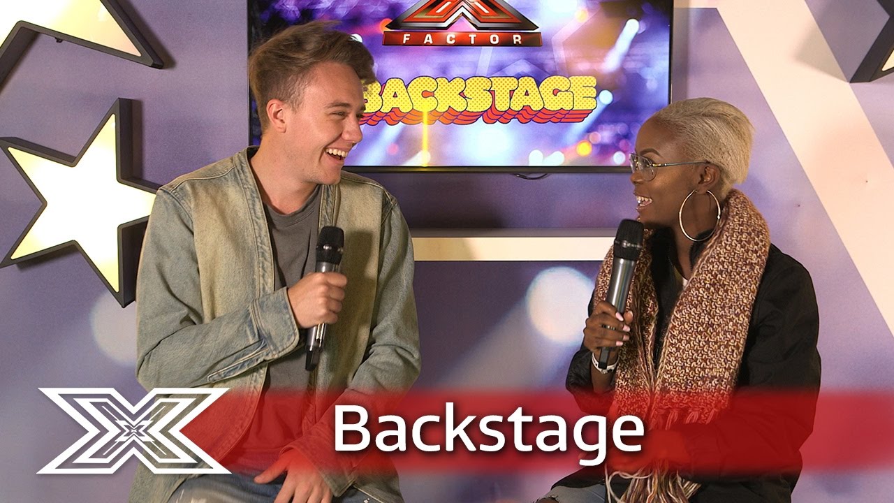 The X Factor Backstage with TalkTalk | Roman Kemp catches up with Gifty Louise!