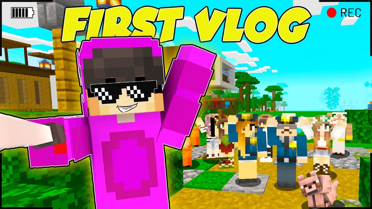 I BECAME A VLOGGER IN MINECRAFT!