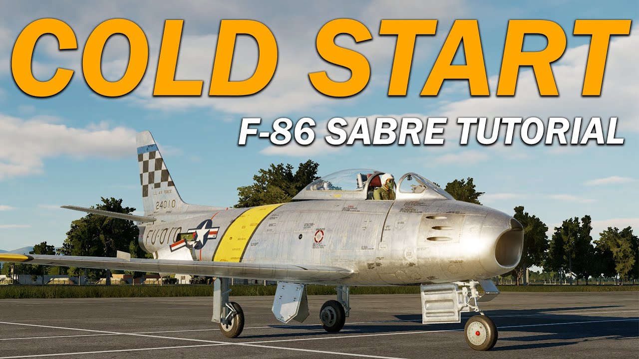DCS F-86F Sabre Cold Start Tutorial