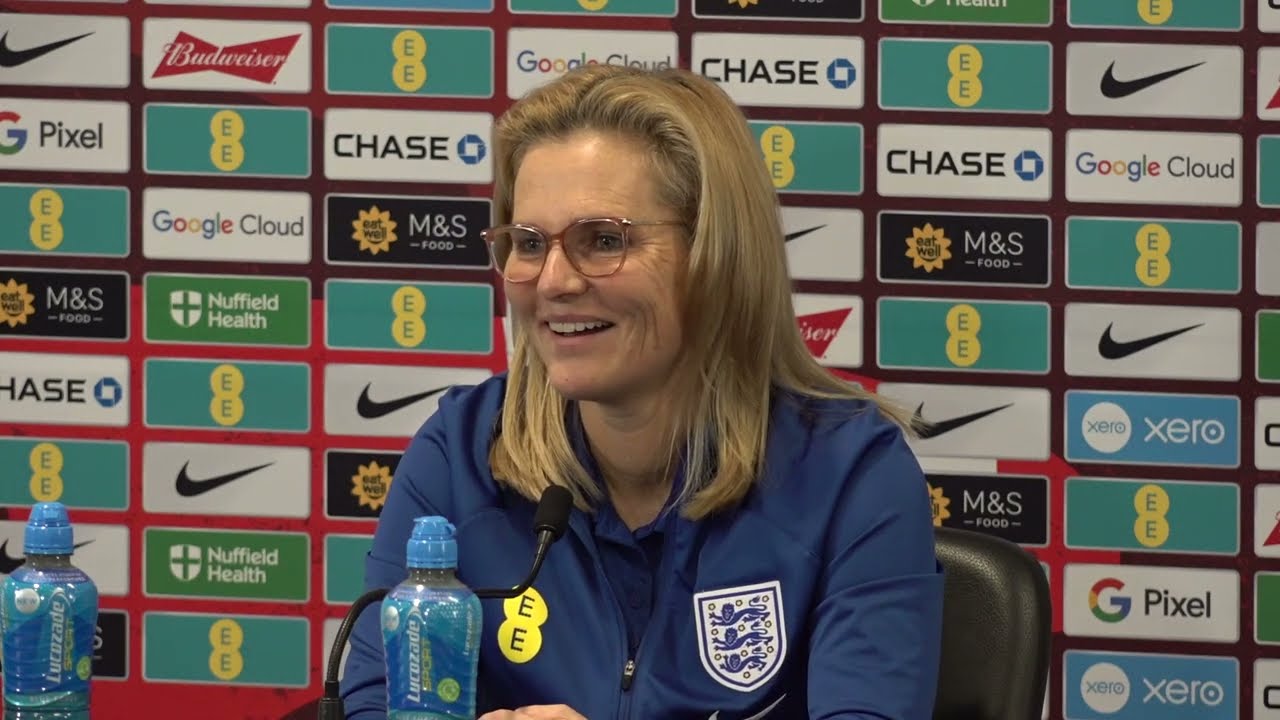 ENGLAND WOMEN PRESS CONFERENCE: Sarina Wiegman Names England Squad For Euro 2025 Qualifiers