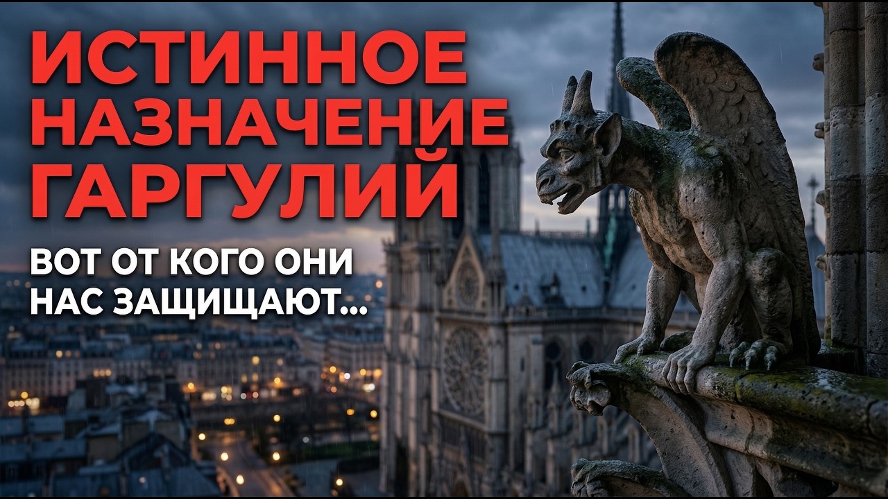 Что На Самом Деле ГАРГУЛЬИ Делают на Соборах?