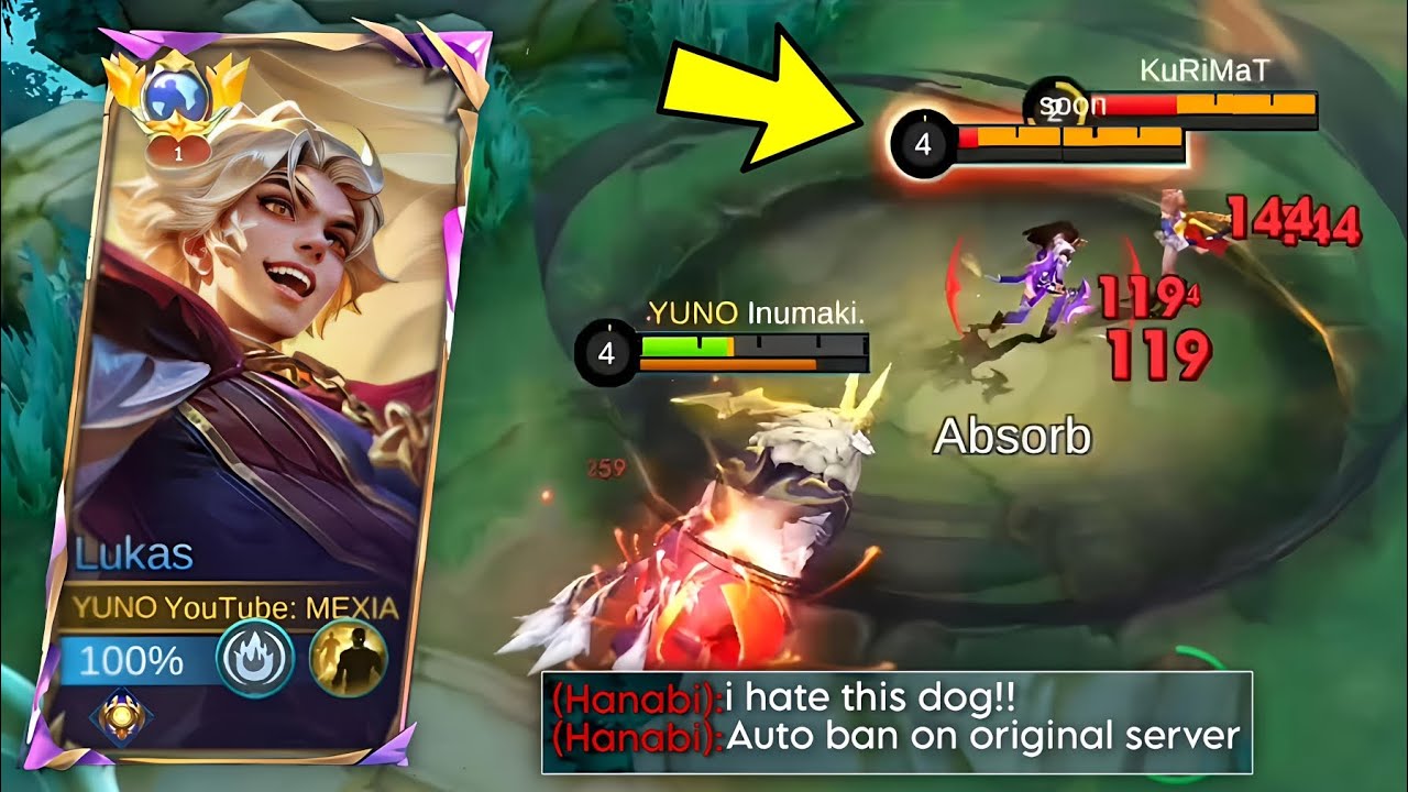 YOU SHOULD AUTO BAN LUKAS ON ORIGINAL SERVER!? - New Hero Lukas Gameplay(Mlbb)