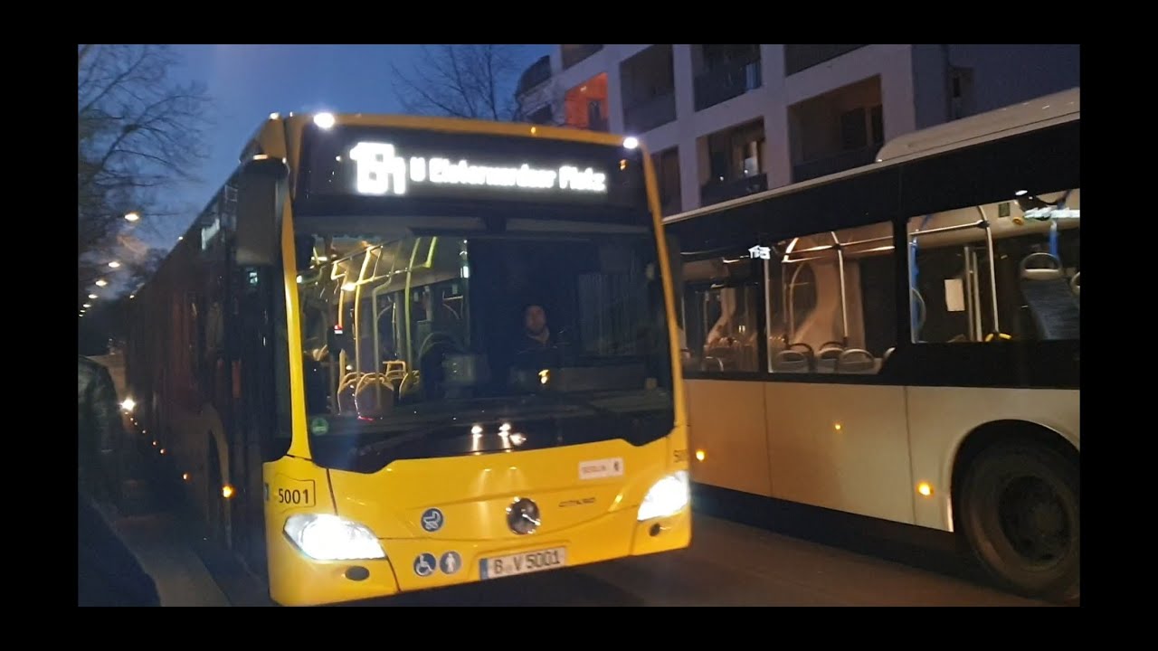 Berlin Bus|Mitfahrt im MB GN 20 auf dem 154er von Aubertstr. bis U Elsterwerdaer Platz