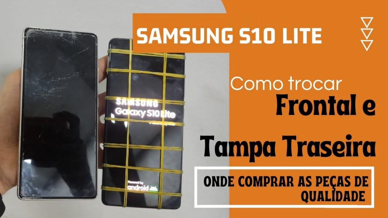 Como Trocar Frontal S10 Lite G770f E Onde Comprar Tela + Tampa #shorts