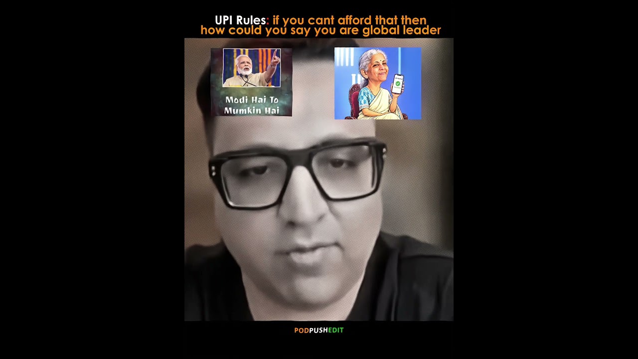 Ashneer Grover slams on govt upi new rule | podpushedit, upi new update| #viral #upi #ashneergrover