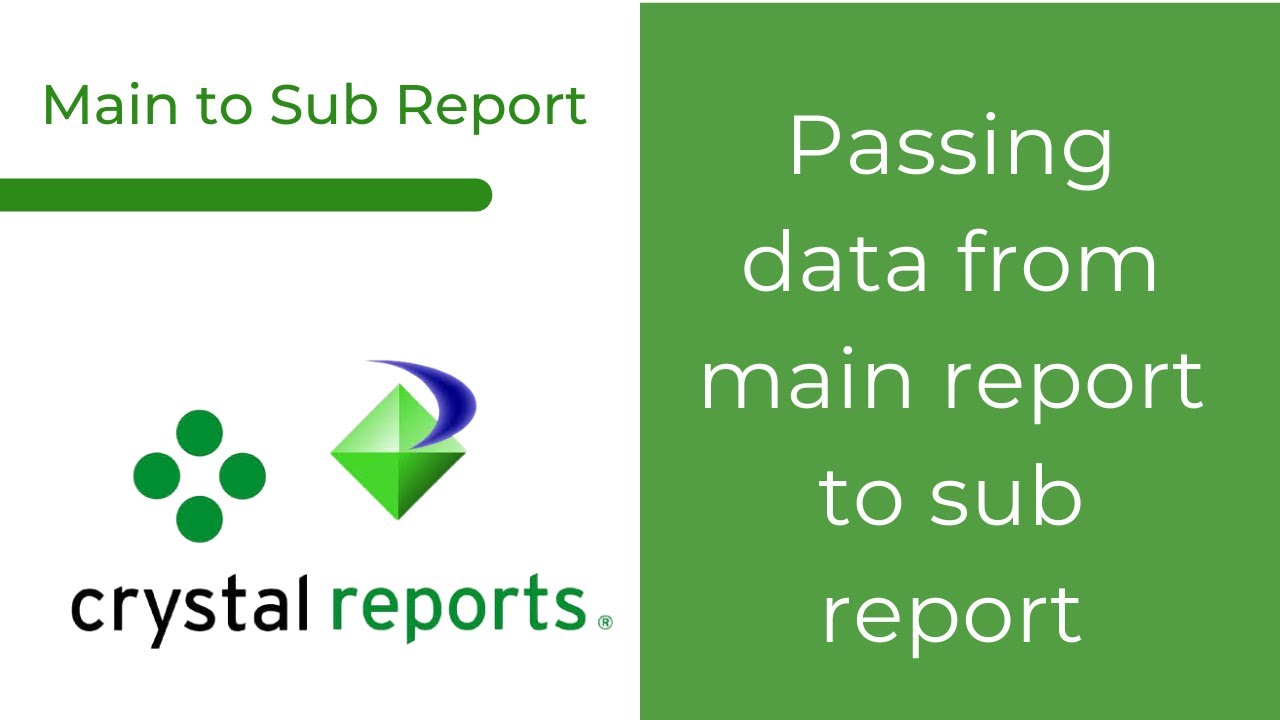 how to pass data to main report from Sub report in crystal report