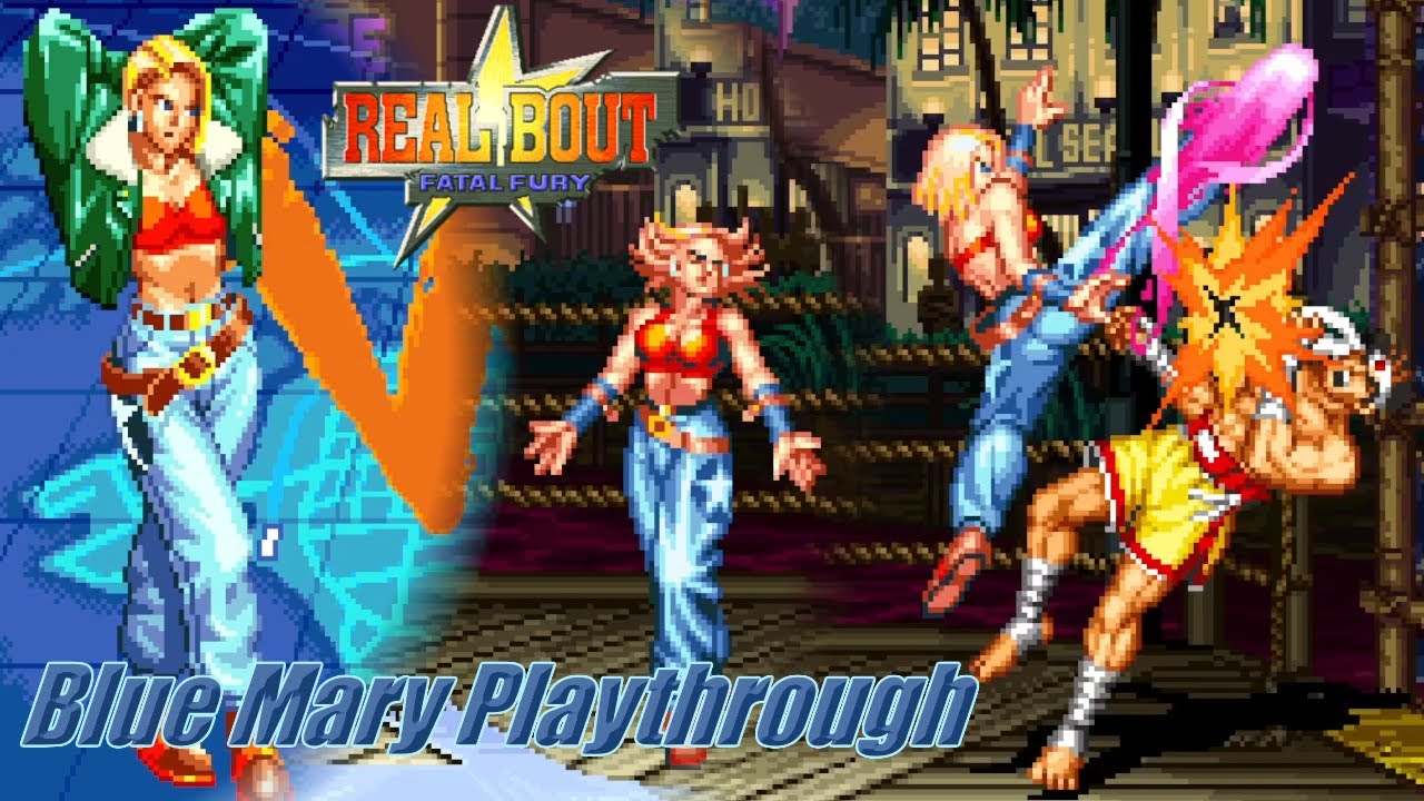 Real Bout Fatal Fury (Arcade) - Blue Mary Playthrough