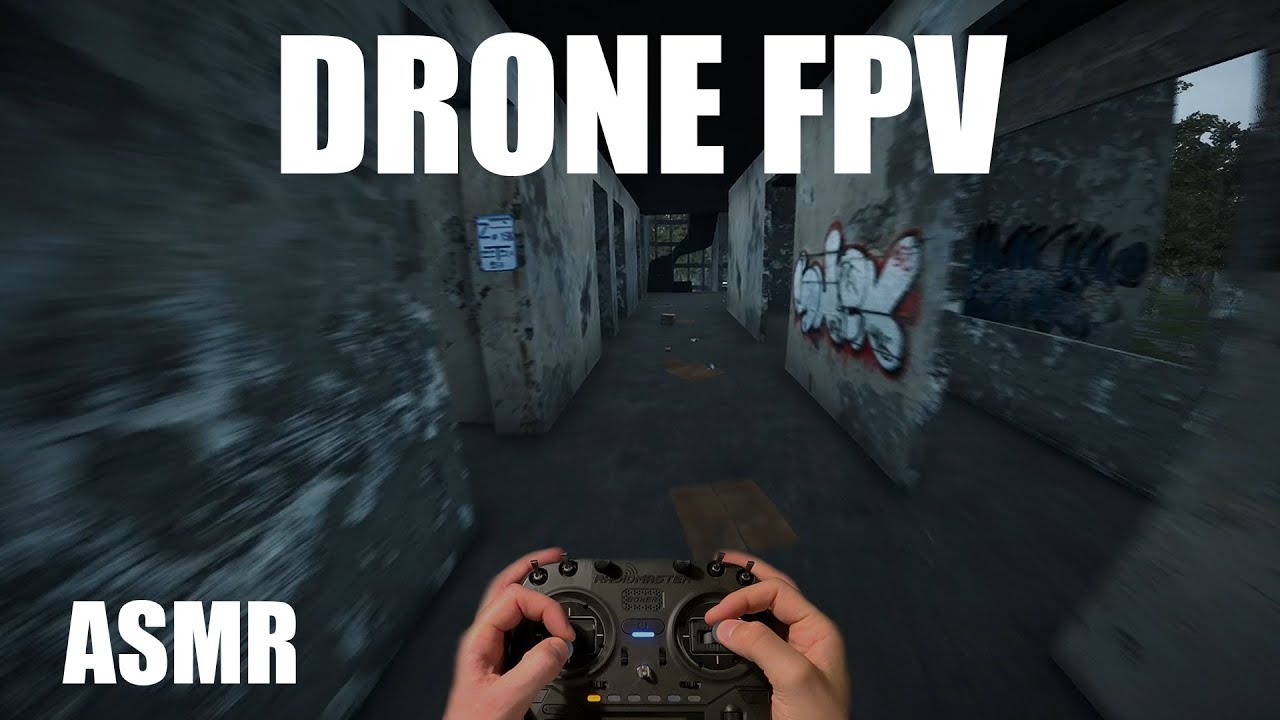 ASMR - The most relaxing VIDEO GAME (FPV drone simulator)