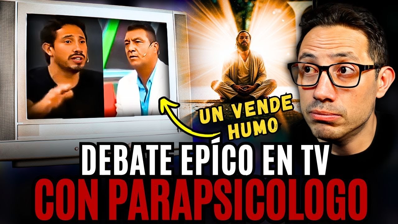 DEBATO en TV con un PARAPSIC&Oacute;LOGO | Momentos IMPERDIBLES de LEYANTISECTAS en la TV