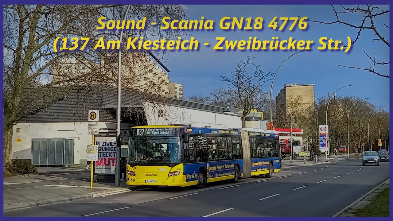 Scania Citywide LF - Wagen 4776 der BVG | Sound