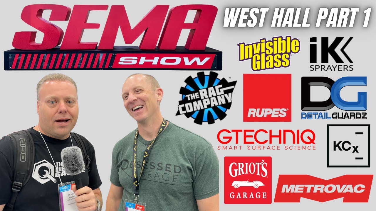 SEMA 2025 West Hall Part 1 | Car Washing & Car Detailing Overload!