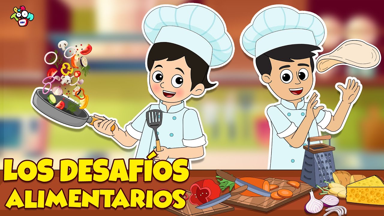Cuentos infantiles españoles | LOS DESAFÍOS ALIMENTARIOS DE GATTU CHINKI | PunToon Kids - Español